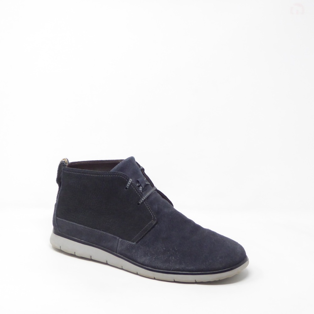 UGG Mens Freamon Chukka Boots Navy Blue Suede Leather 1094358 Size 12